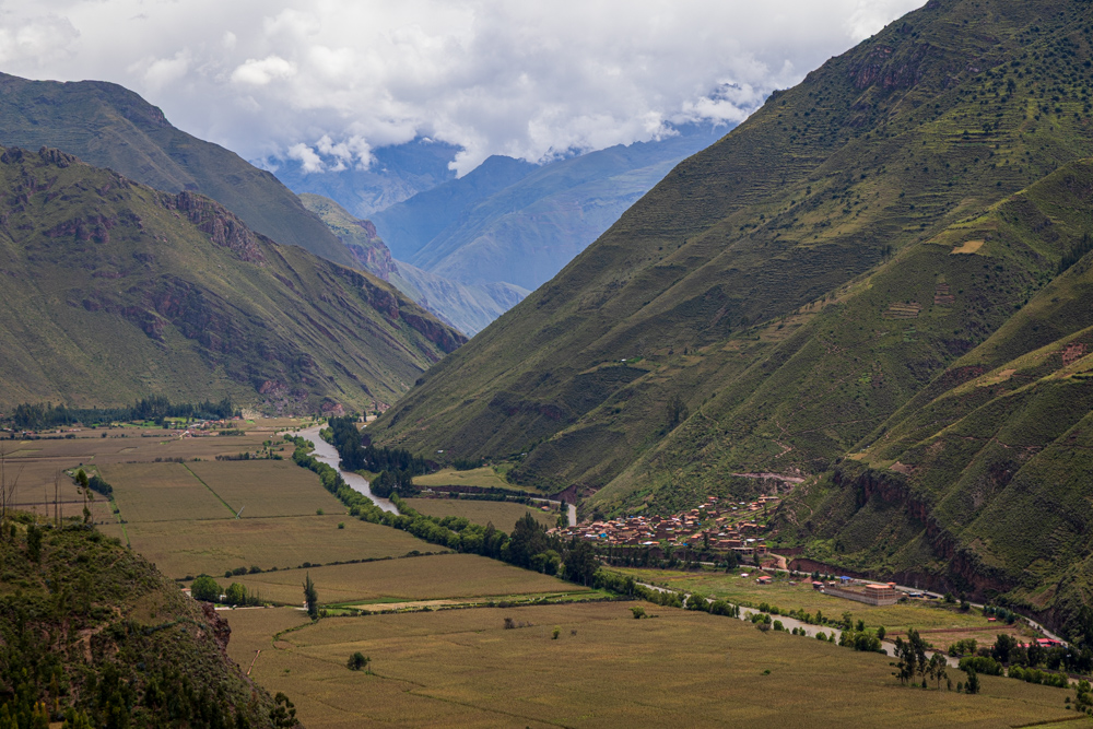 The Sacred Valley carved by the Urubamba river