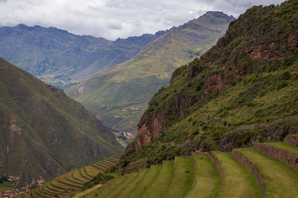 Back in the 1400's the terraces would have gone all the way to the valley floor