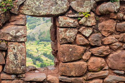 Stonework that has survived several earthquakes