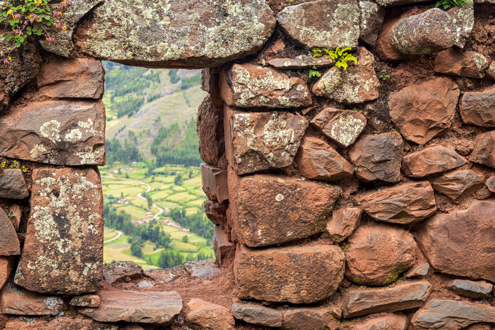 Stonework that has survived several earthquakes