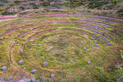 Nearby but smaller depression