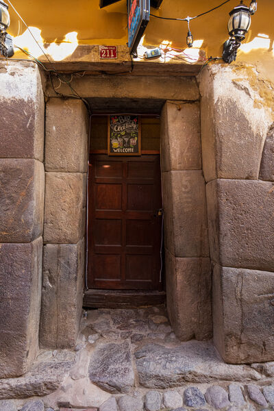 Unique Inca doorway