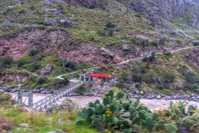 Urubamba River and Inca Trail crossing