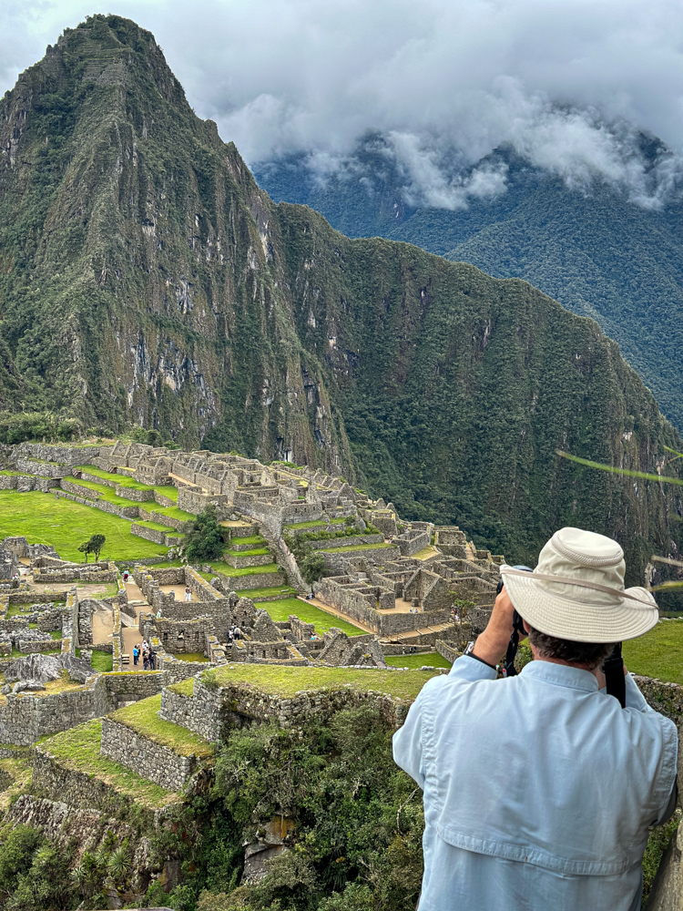 Cal taking of Machu Picchu