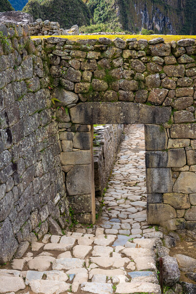 Doorway into the noble area