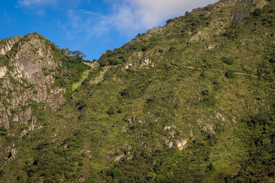 Sun Gate at the entrance to Machu Picchu