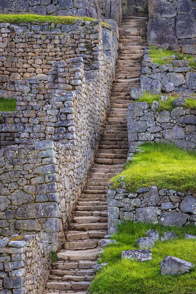 Long staircase
