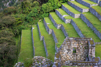Living quarters reaching terraces