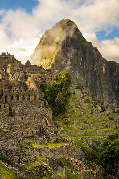 Sunset over Machu Picchu